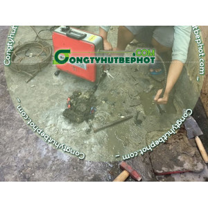 Thông tắc cống thoát nước nhà vệ sinh
